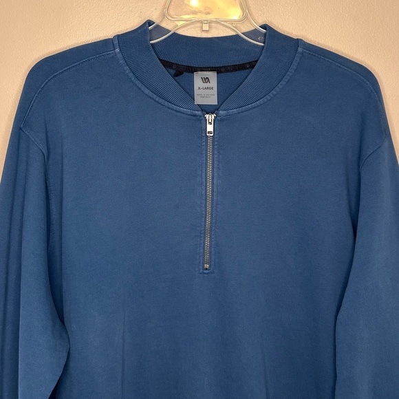 VRST Men's Blue Half-Zip Sweatshirt Size XL - Picture 3 of 6